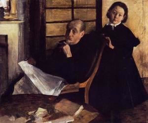 Henri De Gas and His Neice, Lucie Degas
