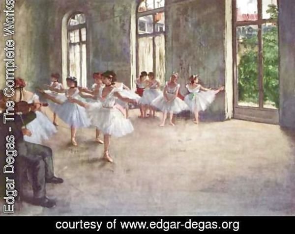 Edgar Degas - Ballet Rehearsal, 1873