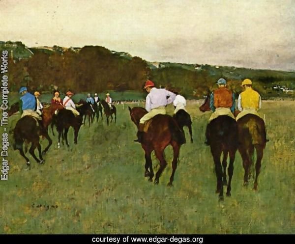 Horseracing in Longchamps, 1873-1875