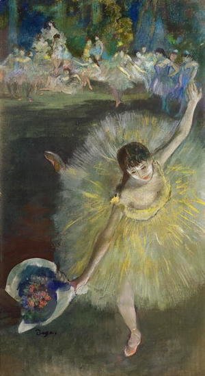 Edgar Degas - End of an Arabesque, 1877