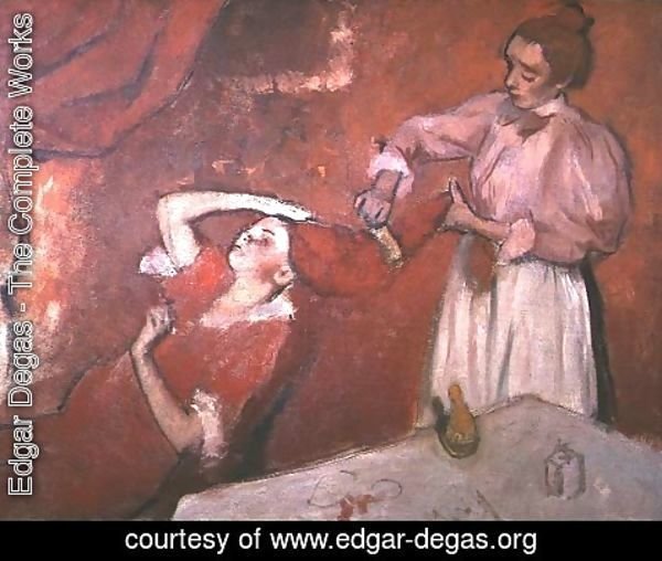 Edgar Degas - Combing the Hair, 1892-95