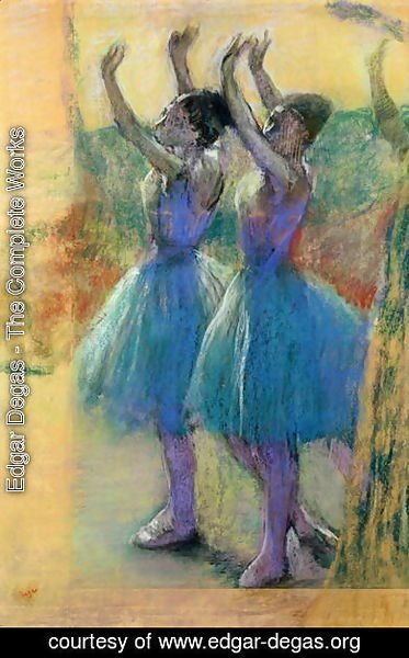 Edgar Degas - Two Blue Dancers