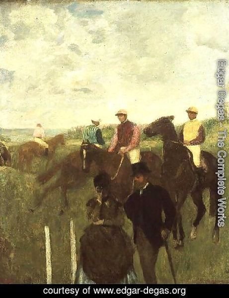 Edgar Degas - Before the Races