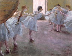 Dancers at Rehearsal, , 1875-1877