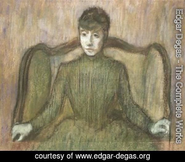 Edgar Degas - Woman Sitting in an Armchair, c.1864