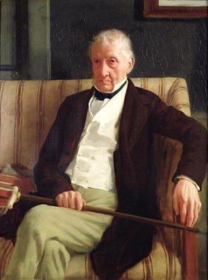 Portrait of Hilaire Degas (1770-1858), grandfather of the artist, 1857