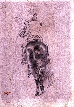 Edgar Degas - Huntsman on a Horse