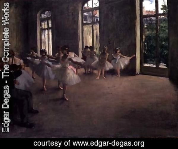 Edgar Degas - The Rehearsal, c.1873-78