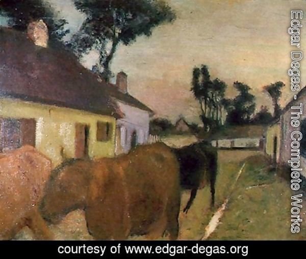 Edgar Degas - Return of the Herd