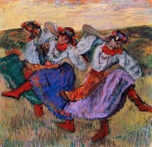Edgar Degas - Russian Dancers, c.1899 2