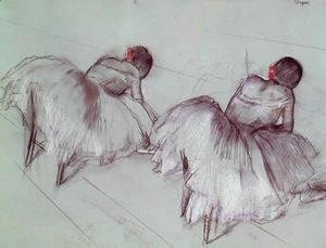 Edgar Degas - Two Ballet Dancers Resting