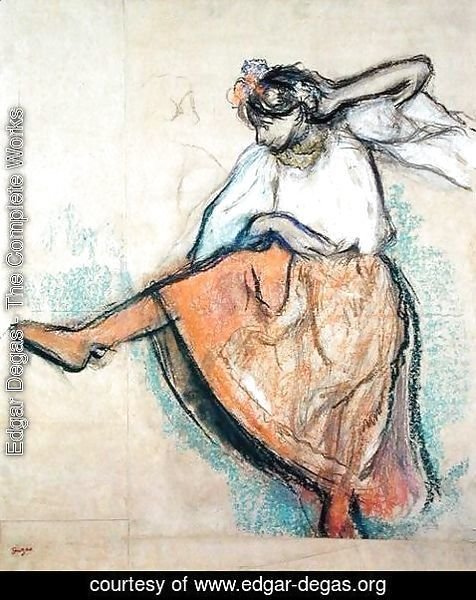 Edgar Degas - The Russian Dancer, c.1895