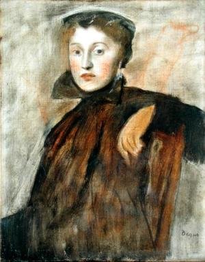 Edgar Degas - Portrait of a Lady (study) 1867