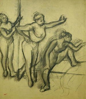 Edgar Degas - Three Dancers, c.1900