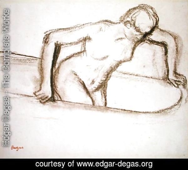 Edgar Degas - Woman in Tub