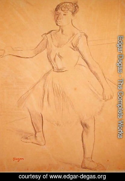 Edgar Degas - Ballerina Standing at a Bar