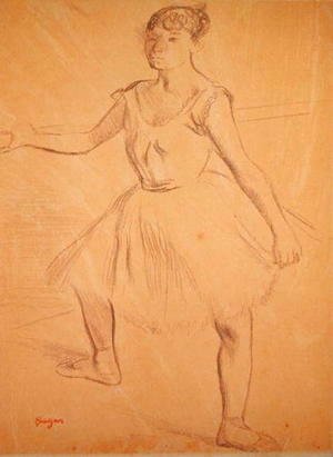 Edgar Degas - Ballerina Standing at a Bar