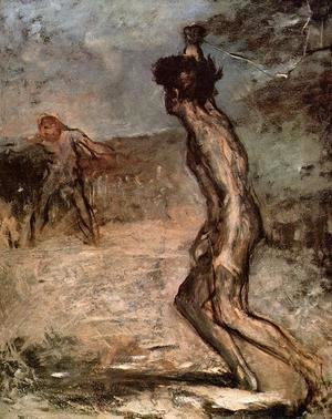 Edgar Degas - David and Goliath, c.1857