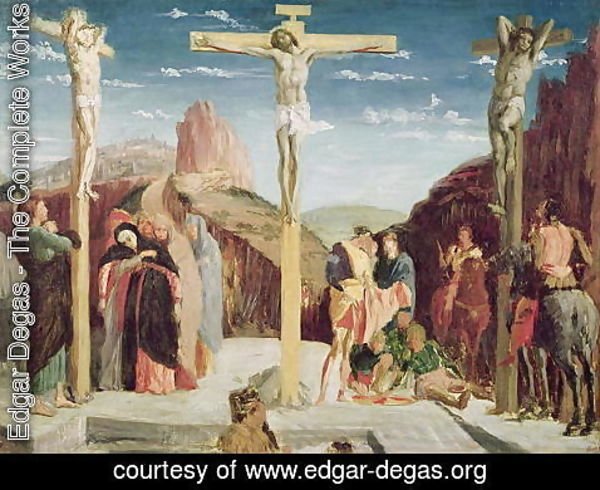 Edgar Degas - Calvary, after a painting by Andrea Mantegna (1431-1506)