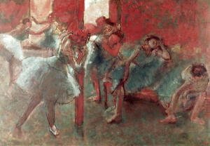 Edgar Degas - Dancers at Rehearsal, 1895-98