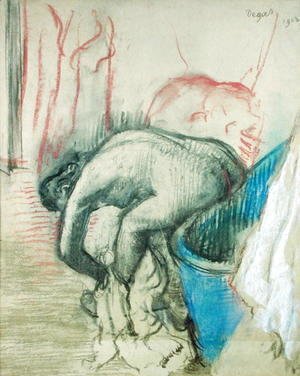 Edgar Degas - After the Bath, 1903