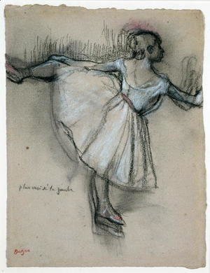 Edgar Degas - Dancer at the Bar, c.1885