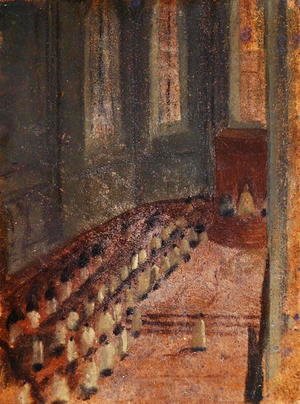 Edgar Degas - Ceremony of Ordination at Lyon Cathedral