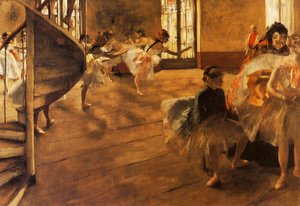 Edgar Degas - The Rehearsal, c.1877