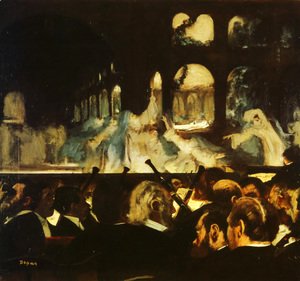 Edgar Degas - The ballet scene from Meyerbeer's opera 'Robert le Diable', 1876