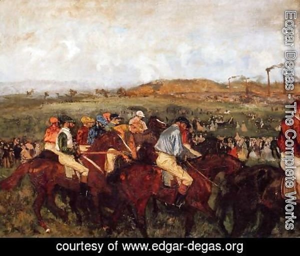 Edgar Degas - The Gentlemen's Race: Before the Start