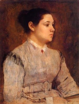 Edgar Degas - Portrait of a Young Woman 2