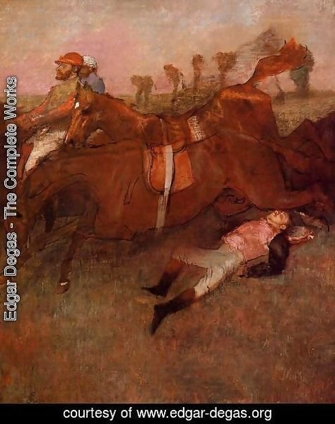 Edgar Degas - Scene from the Steeplechase: the Fallen Jockey