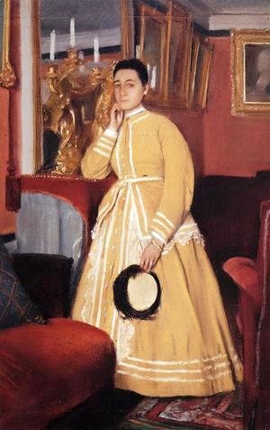 Edgar Degas - Portrait of Madame Edmondo Morbilli, nee Therese De Gas I