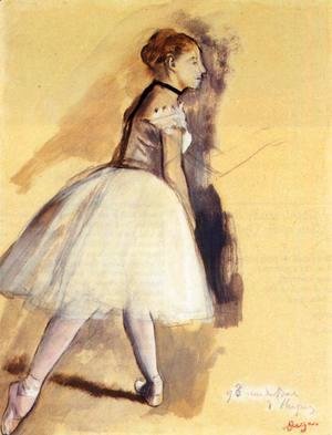 Edgar Degas - Dancer Standing (study)