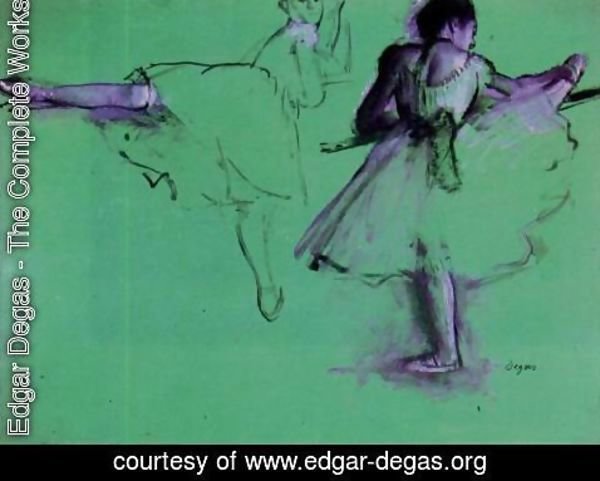 Edgar Degas - Dancers at the Barre
