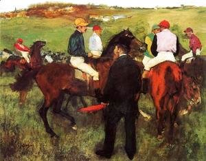 Edgar Degas - Racehorses at Longchamp I