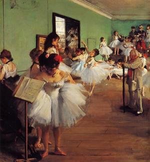 Edgar Degas - The Dance Class II