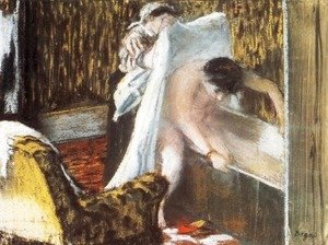 Edgar Degas - Woman Leaving Her Bath