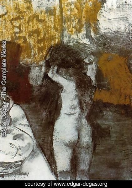 Edgar Degas - After the Bath III