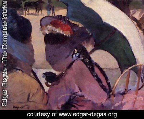 Edgar Degas - At the Races I