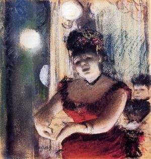 Edgar Degas - Singer in a Cafe-Concert