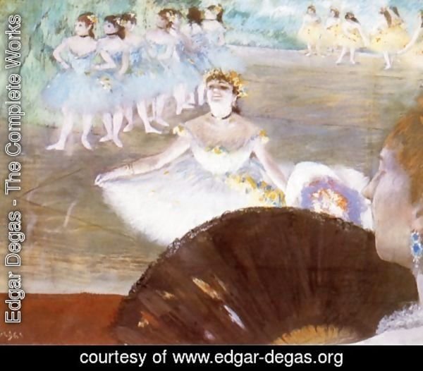 Edgar Degas - Dancer with a Bouquet of Flowers