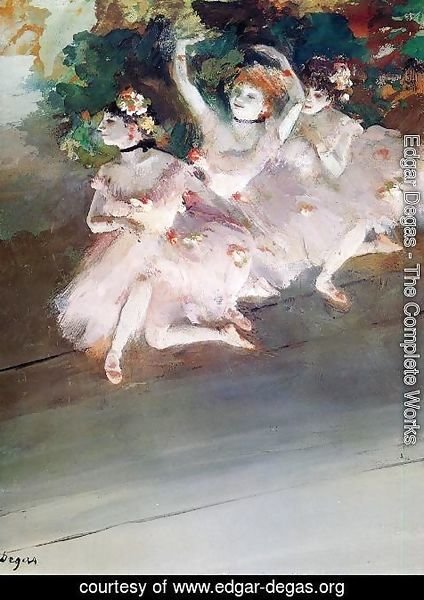 Edgar Degas - Three Ballet Dancers
