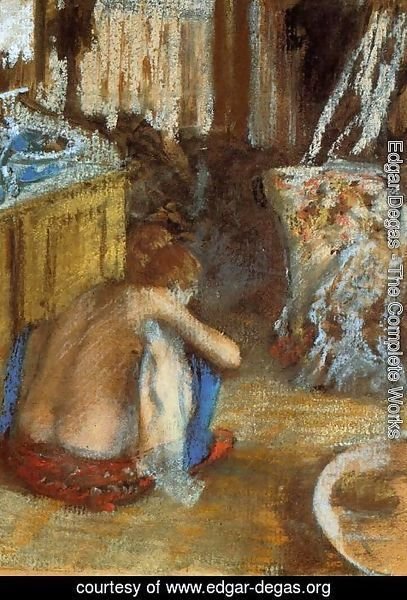Edgar Degas - Woman Squatting