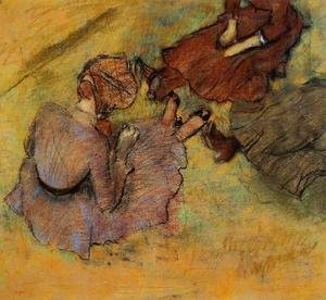 Edgar Degas - Woman Seated on the Grass