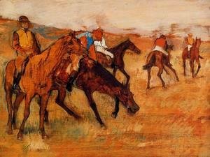 Edgar Degas - Before the Race III