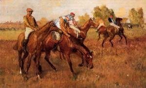 Edgar Degas - Before the Race IV