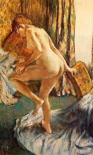 Edgar Degas - After the Bath IV
