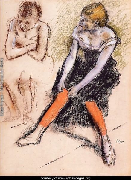 Dancer with Red Stockings