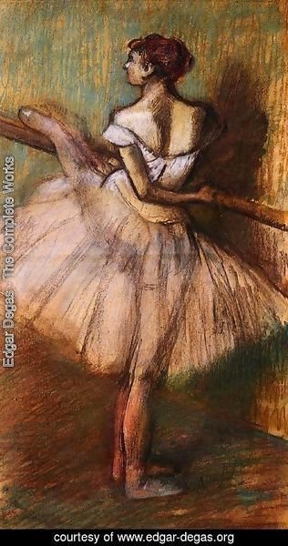 Edgar Degas - Dancer at the Barre II